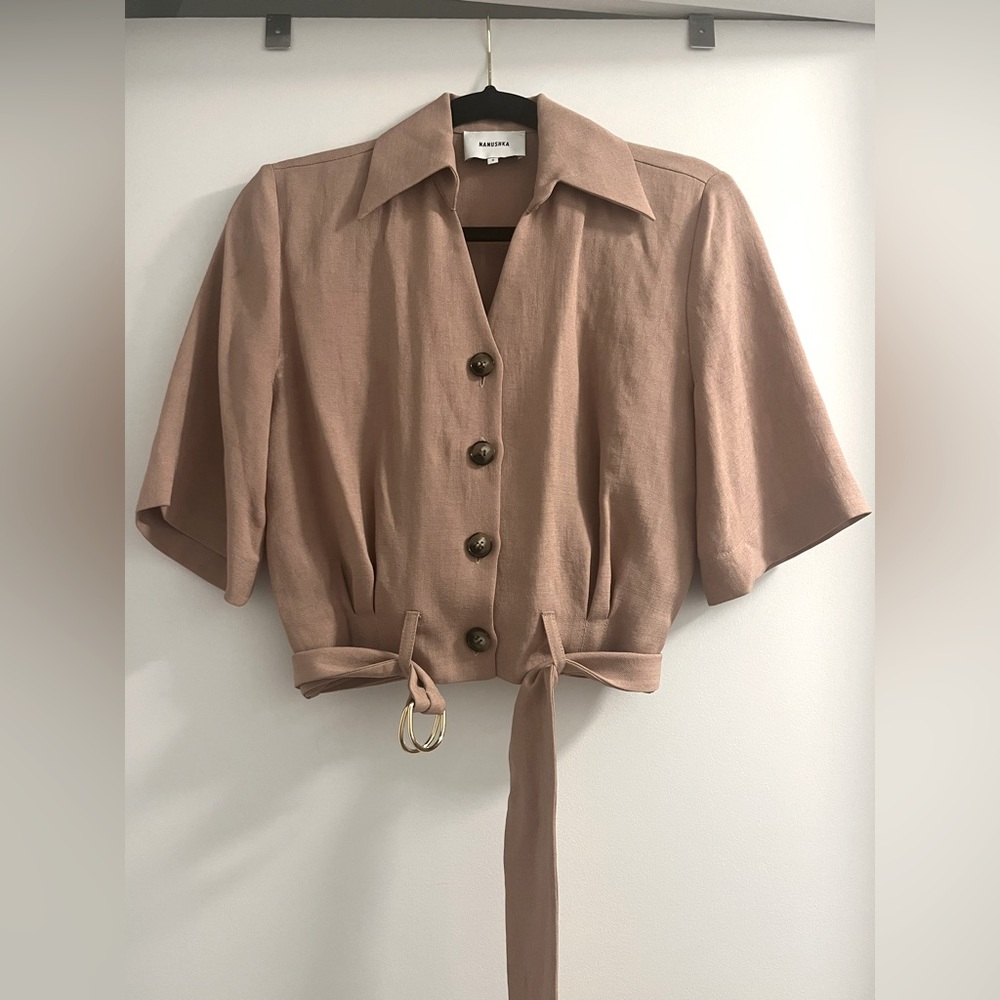 Nanushka cropped top